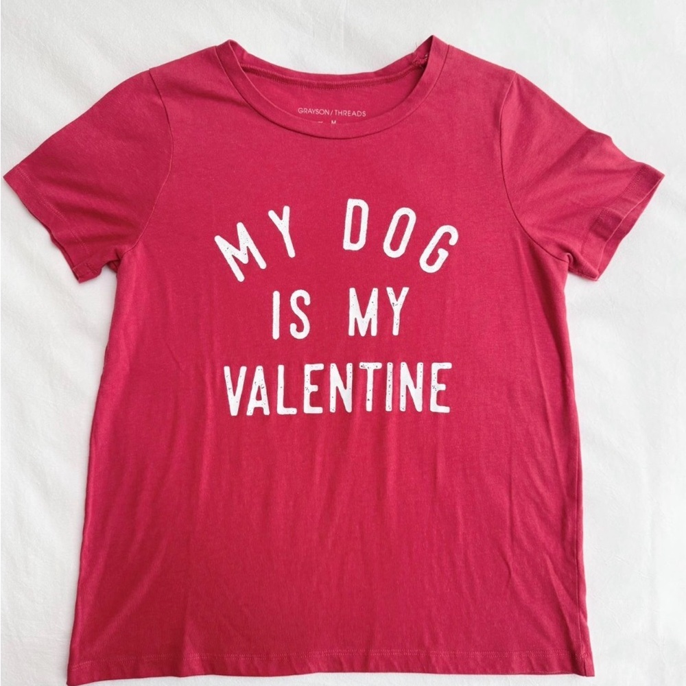 Grayson Threads Red Dog Valentine T-Shirt